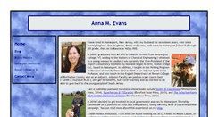 Desktop Screenshot of annamevans.com